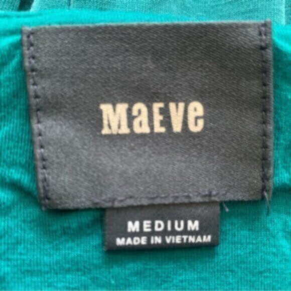 Anthropologie Maeve Teal Azores Halter Sleeveless Midi Dress - Picture 10 of 10